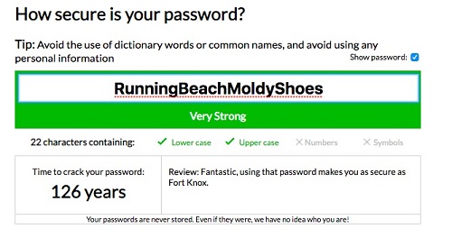 126 year strong passphrase