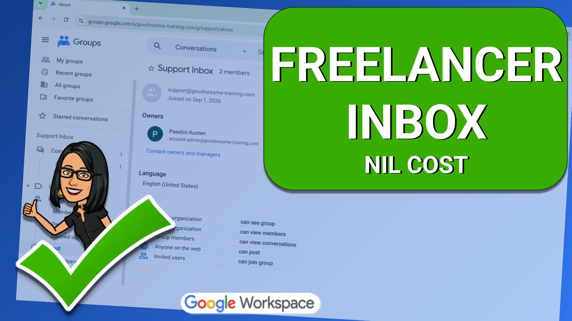 How to Set Up a Free Google Workspace Shared Inbox for Freelancers (Without Sharing Passwords)